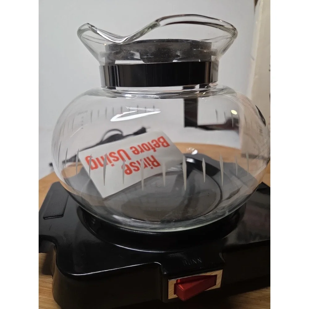 VTG Bunn Home Coffee Warmer and 40 oz Decanter Carafe Set Model BGS
